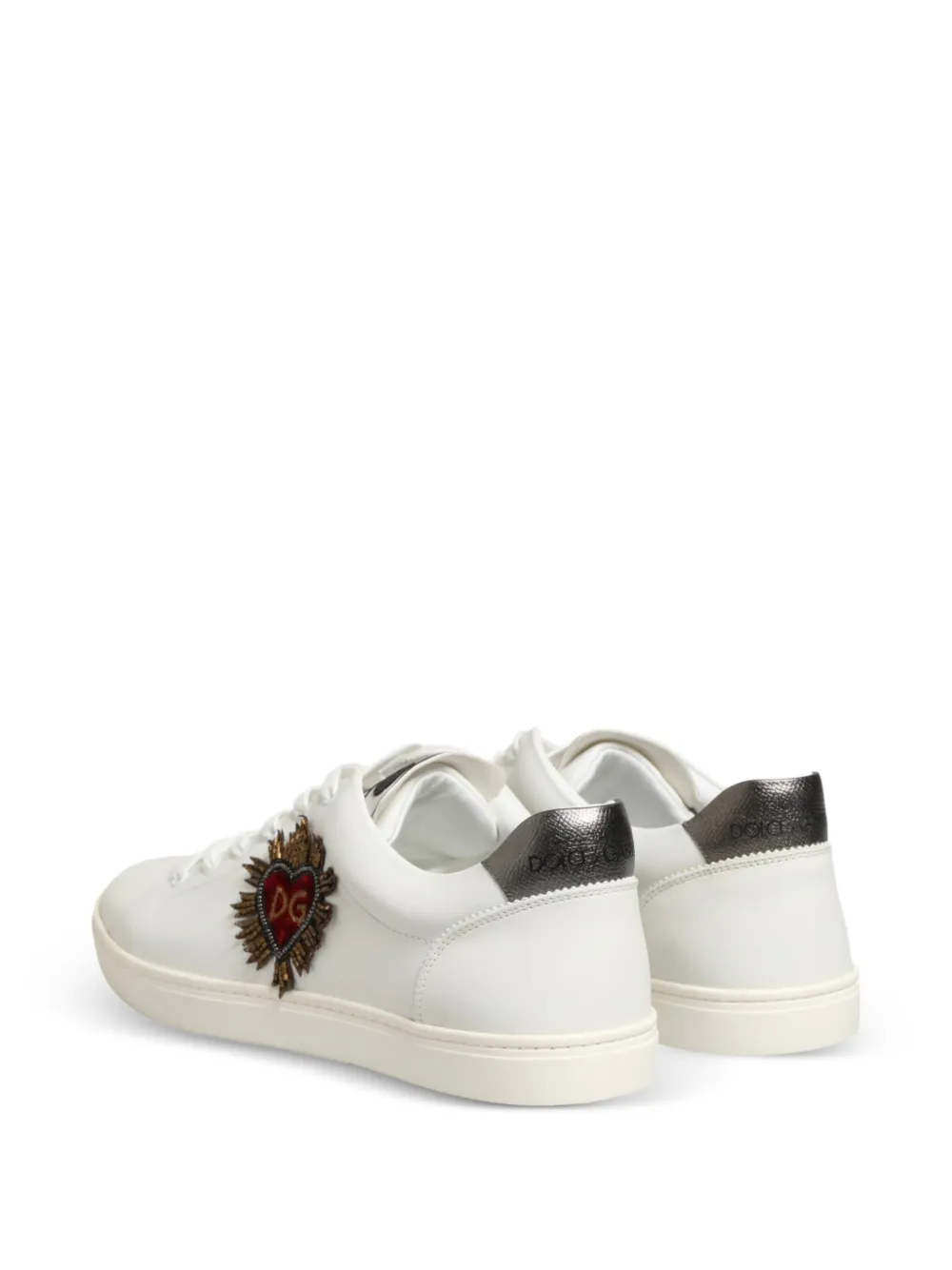 Dolce & Gabbana heart-motif sneakers Wit