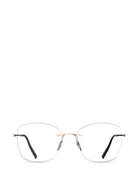 Silhouette geometric-frame glasses