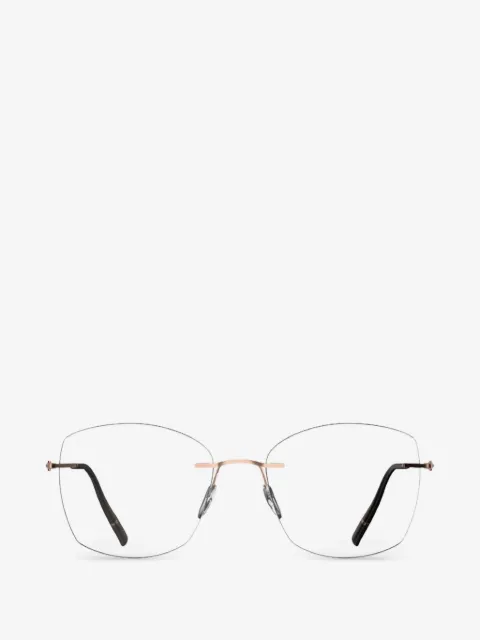 Silhouette geometric-frame glasses
