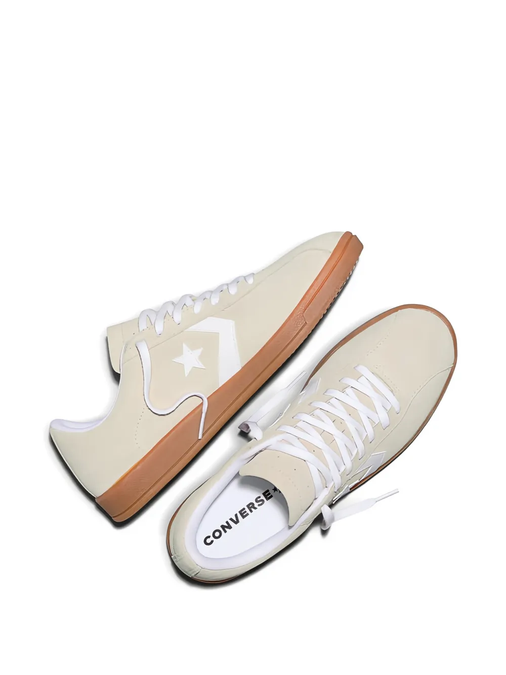 Converse Run Star sneakers met sterpatch Beige