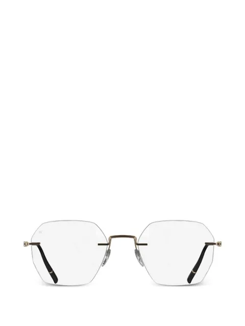 Silhouette The Visionary geometric-frame rimless glasses