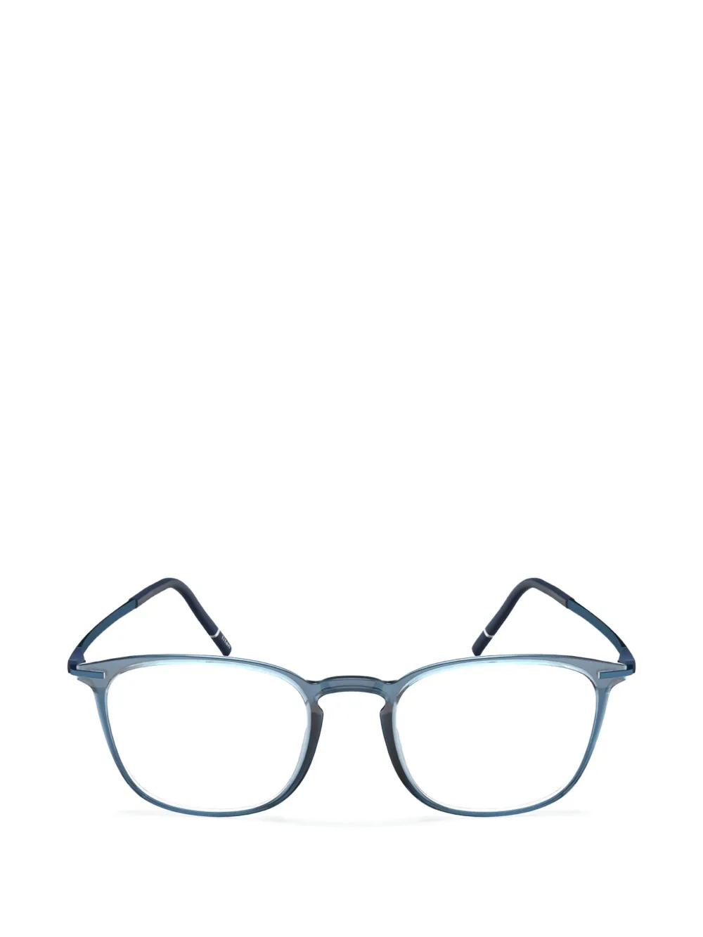 Silhouette round-frame glasses - Blu