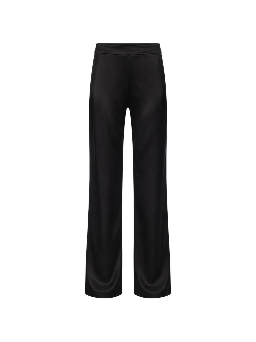 The Row satin-finish trousers - Schwarz
