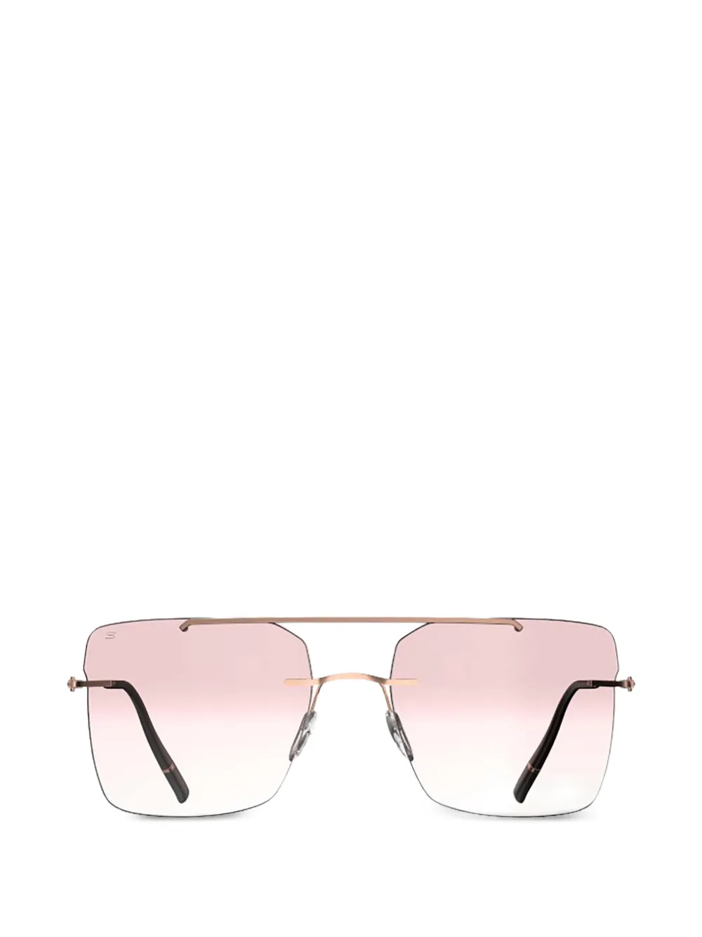 Silhouette The Refined square-frame sunglasses - Rosa