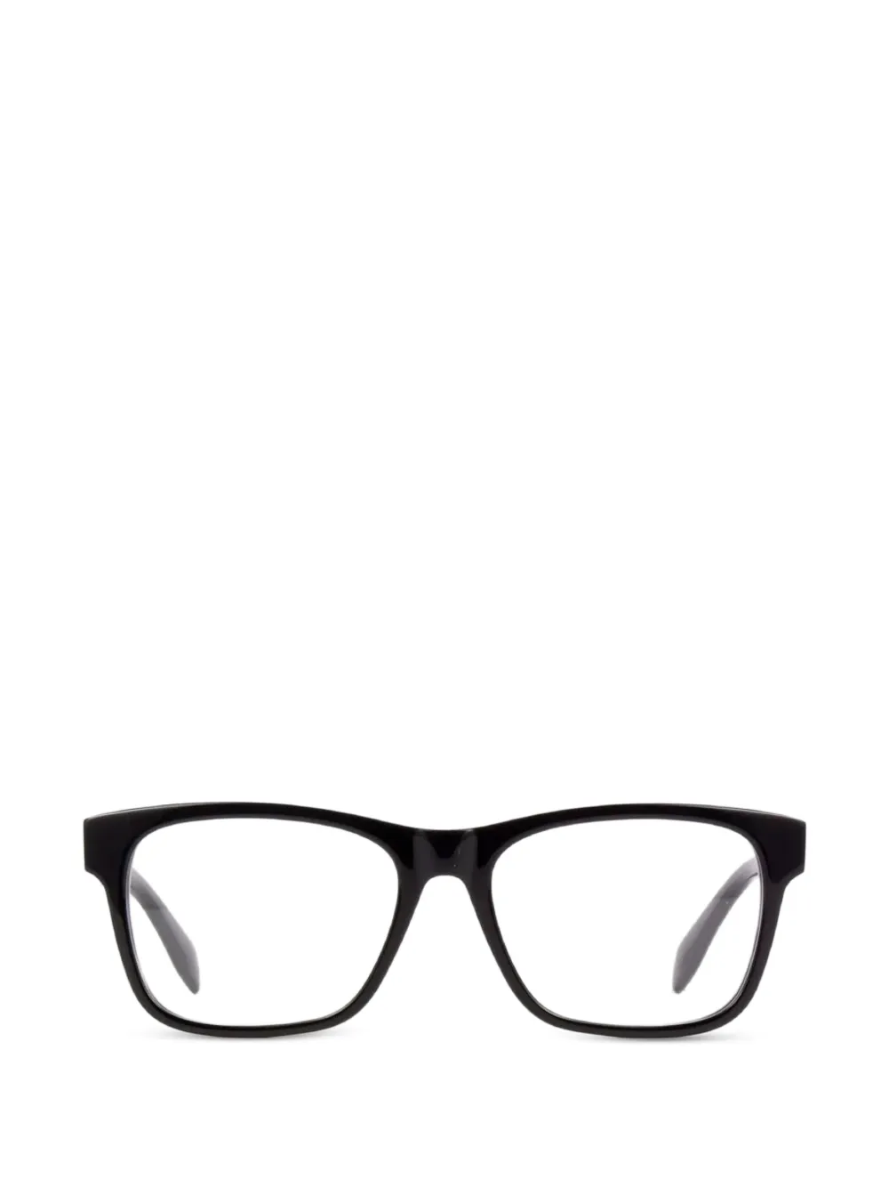 Alexander McQueen Eyewear square-frame glasses - Schwarz