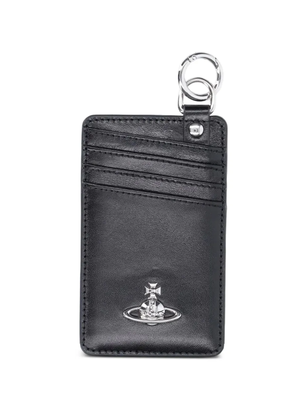 Vivienne Westwood logo-debossed card holder - Nero