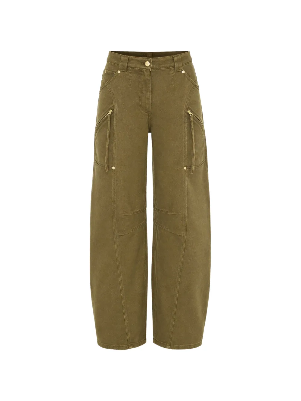 Cult Gaia Sigrid panelled trousers - Green