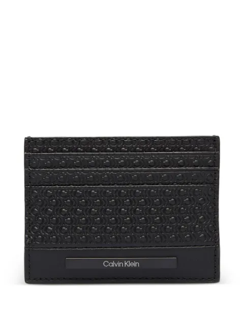 Calvin Klein logo-embossed cardholder