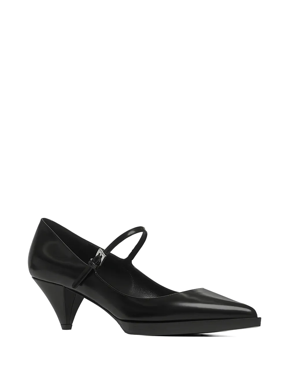 Prada buckle-strap pointed-toe pumps Zwart
