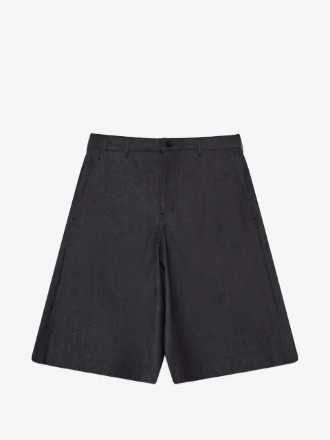 Black Comme Des Garçons wide-leg shorts