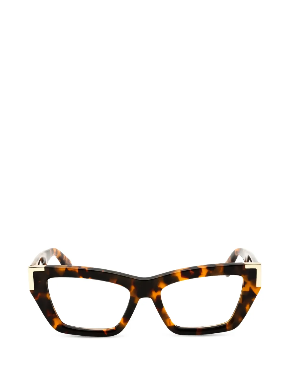 Palm Angels Eyewear tortoiseshell-effect cat-eye glasses - Marrone