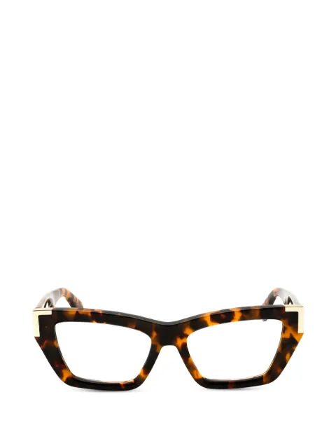 Palm Angels Eyewear tortoiseshell-effect cat-eye glasses