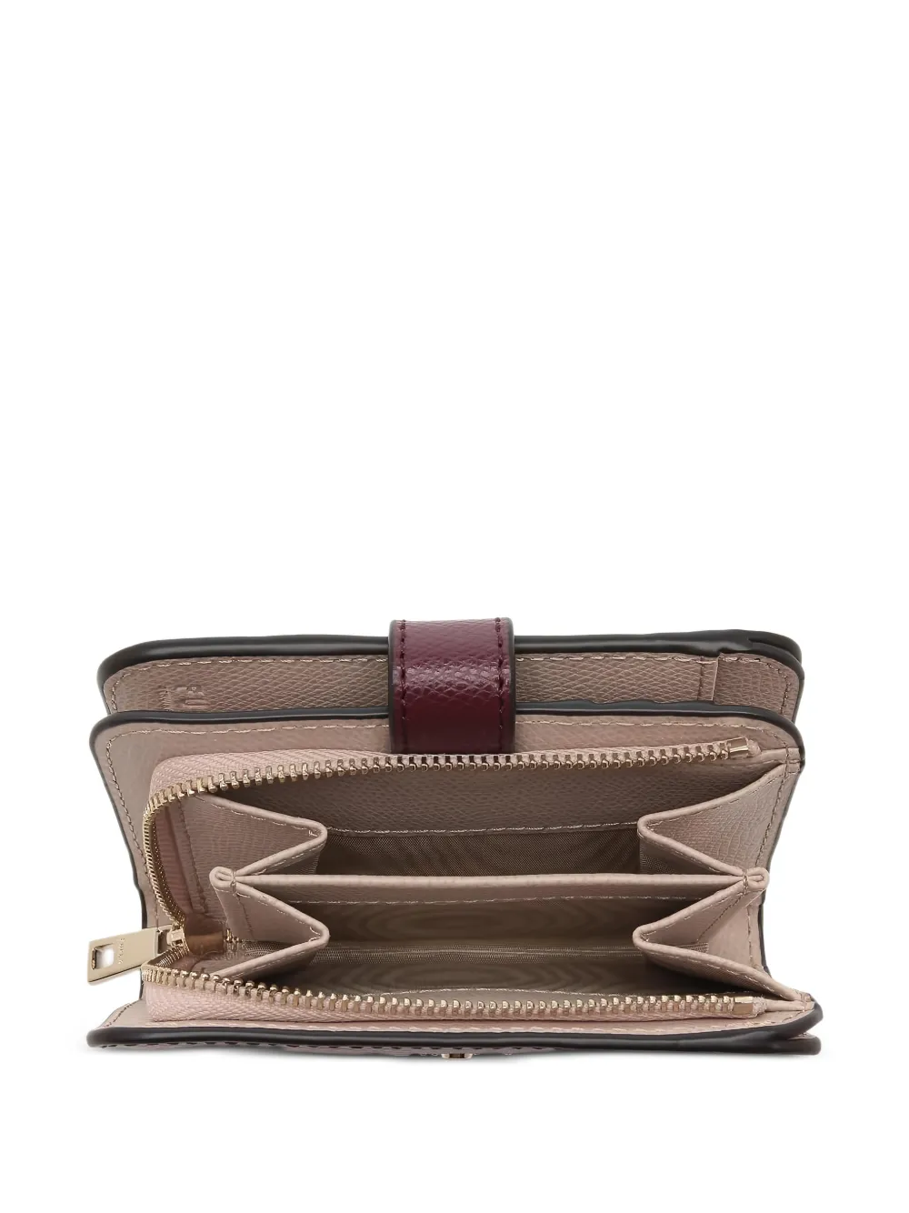 Furla Camelia portemonnee van bewerkt leer Rood