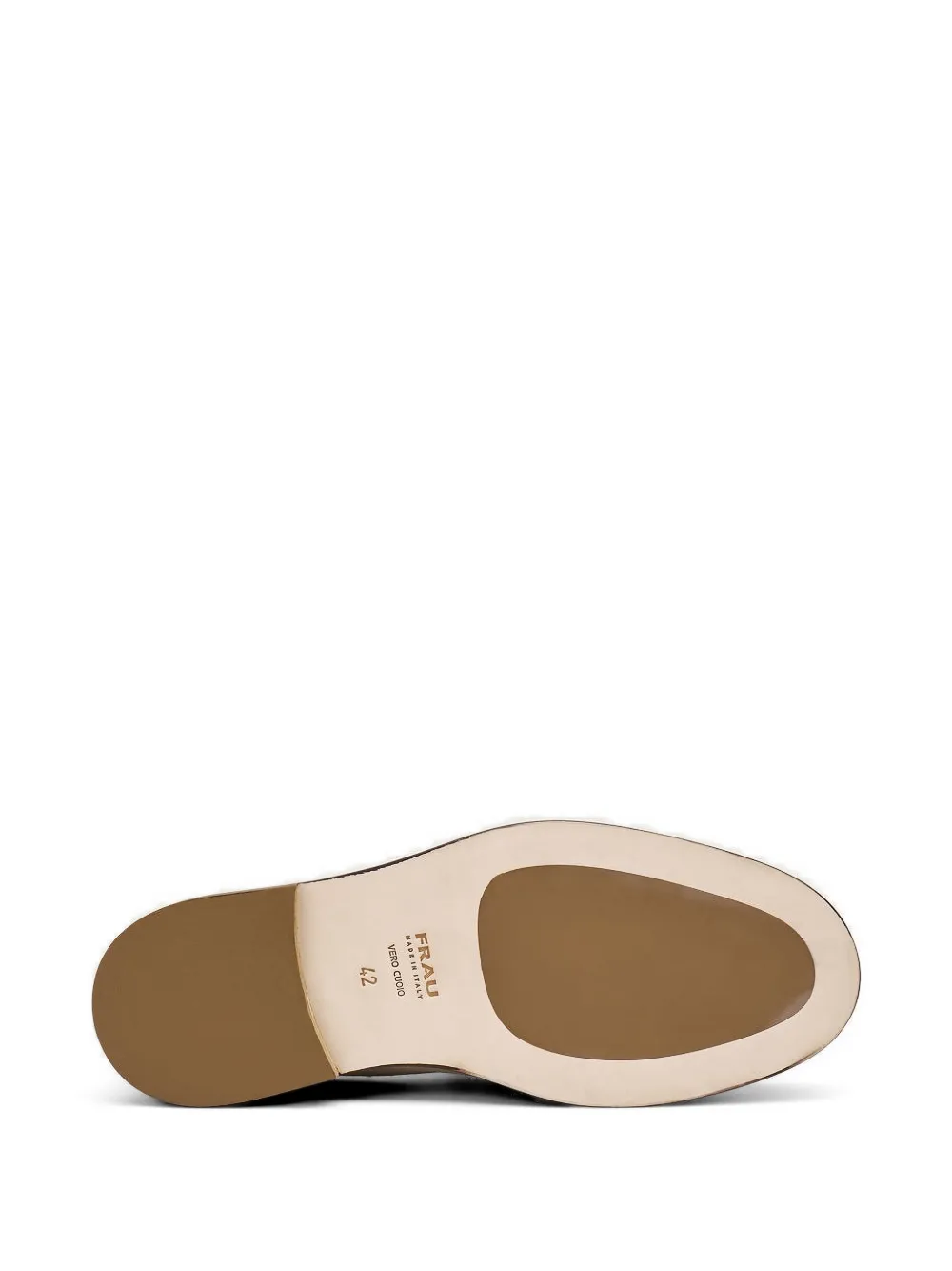 FRAU Suède loafers met gerafeld effect Beige