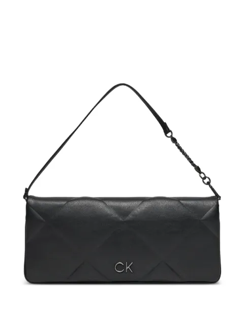Calvin Klein quilted foldover tote bag