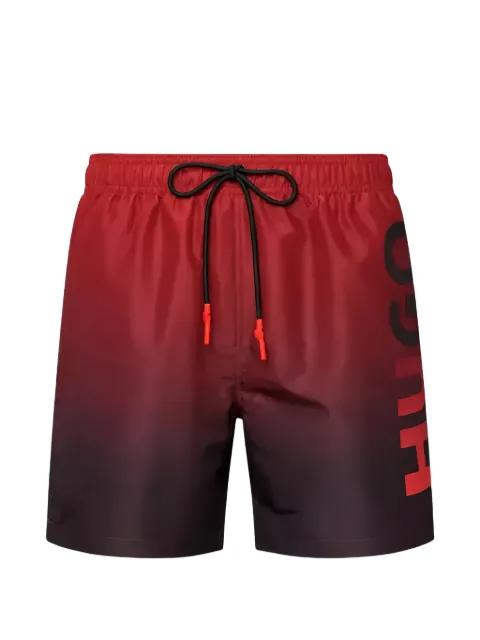 HUGO Badeshorts mit Farbverlauf
