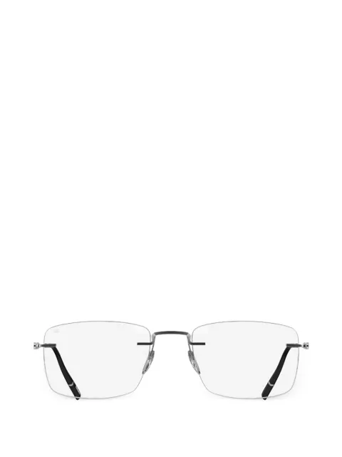 Silhouette rectangle-frame glasses