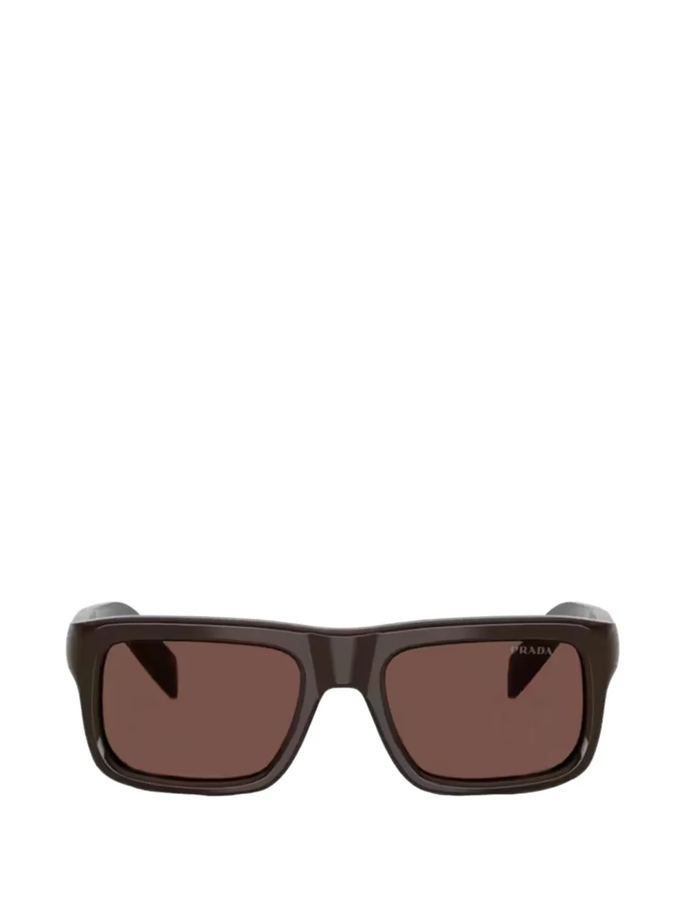 Prada Square-frame Sunglasses In Metallic