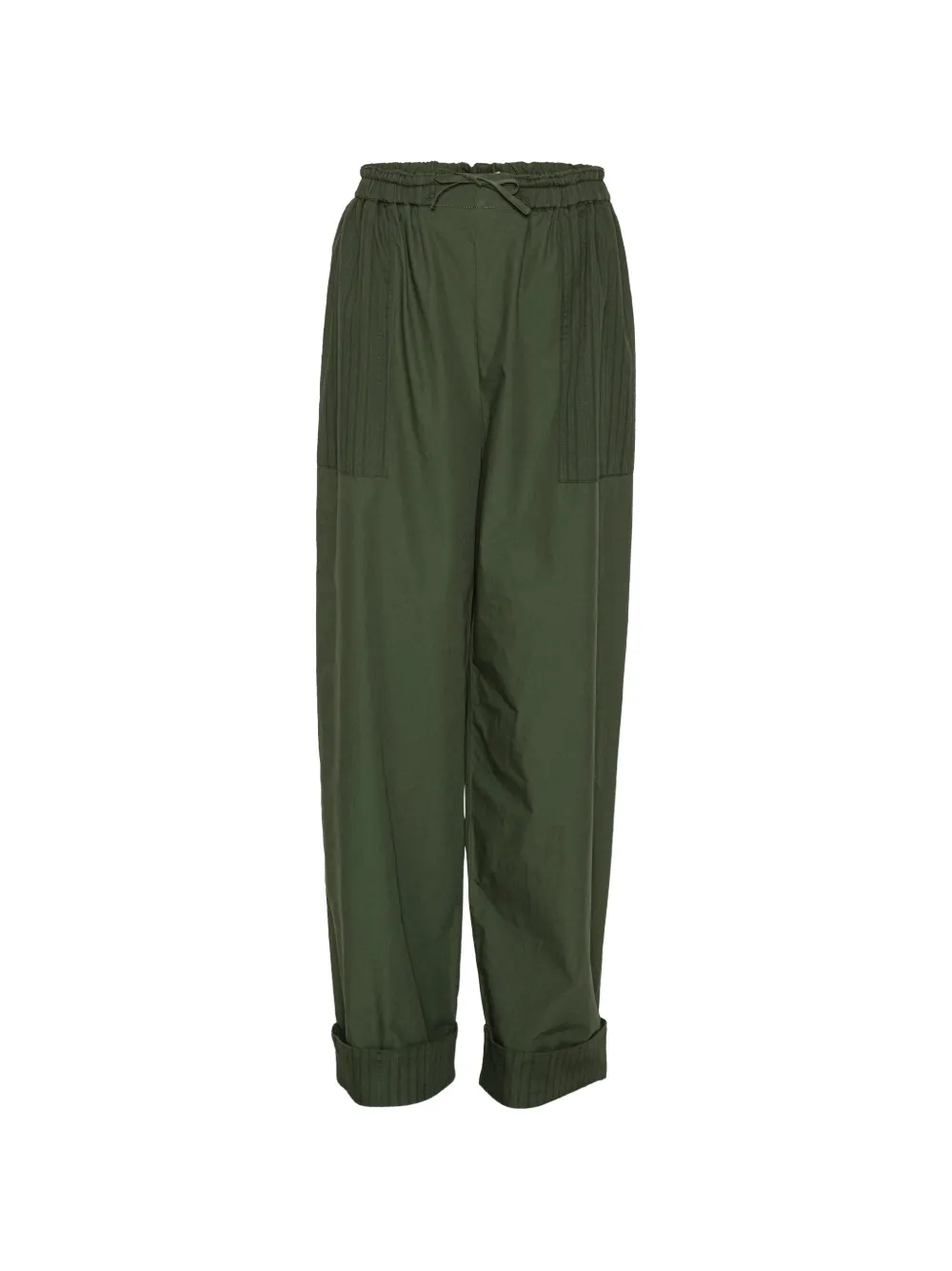 Henrik Vibskov Helmet pleated-panel trousers - Verde