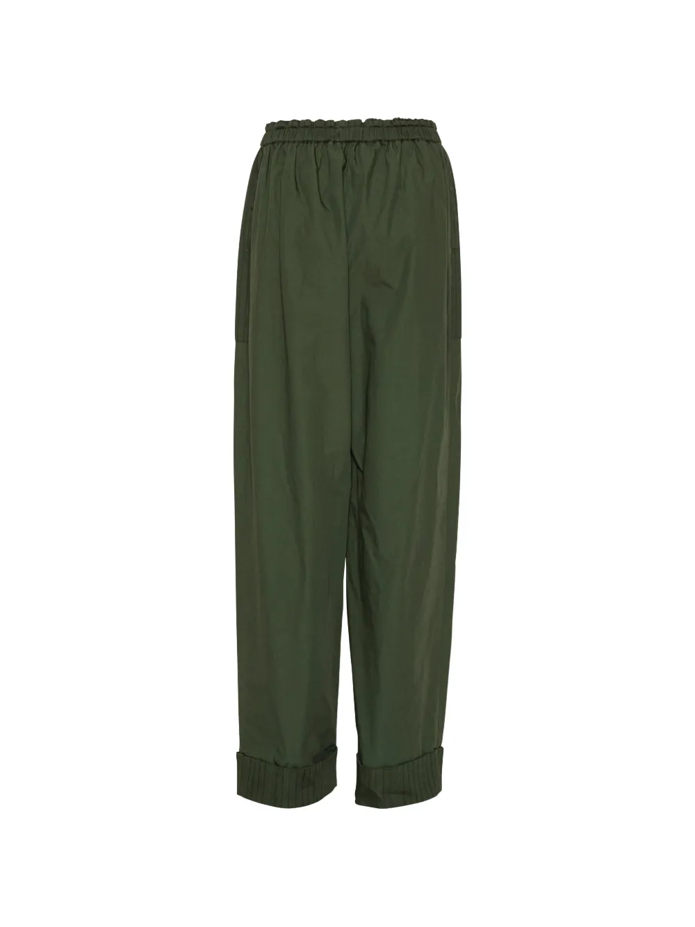 Henrik Vibskov Helmet broek met geplooid vlak Groen