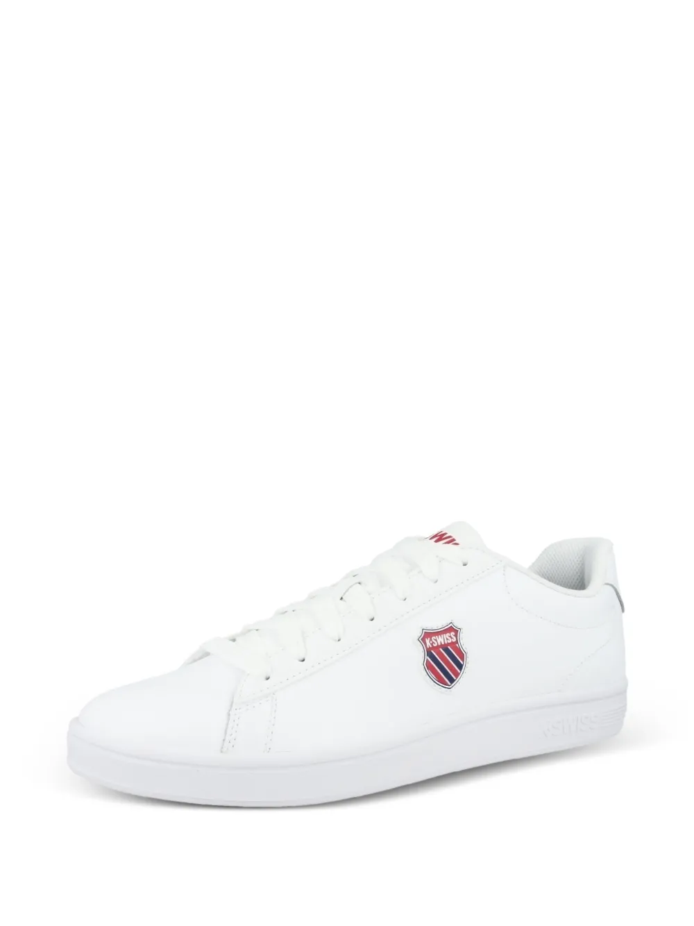 K-Swiss Court Shield gestreepte sneakers Wit