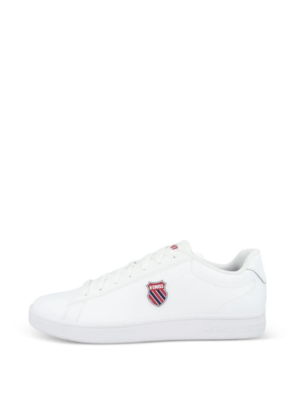 K-Swiss Court Shield gestreepte sneakers Wit