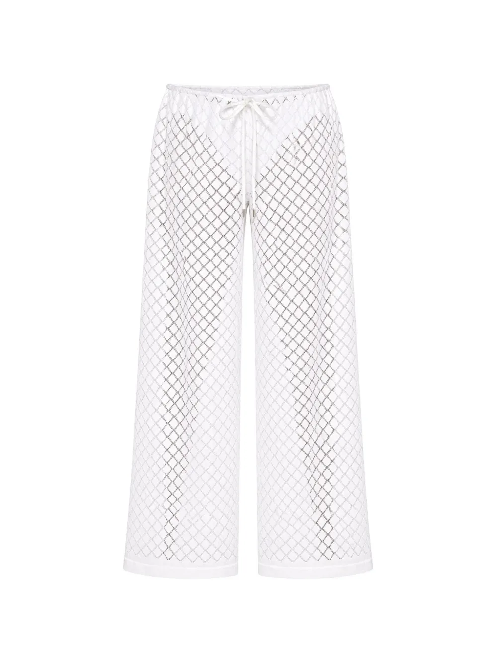 Seafolly Seafolly Beachedit drawstring lace trousers - Weiß