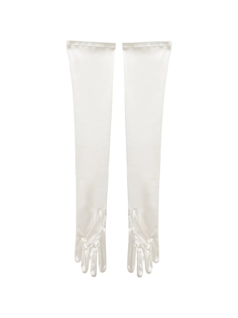 ROOM76 Opera satin-finish gloves - Bianco
