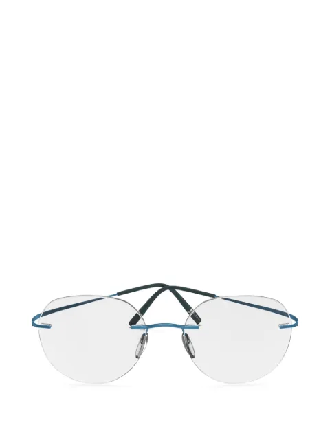 Silhouette Titan Minimal Art rimless round-frame glasses