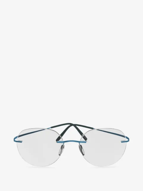 Silhouette Titan Minimal Art rimless round-frame glasses