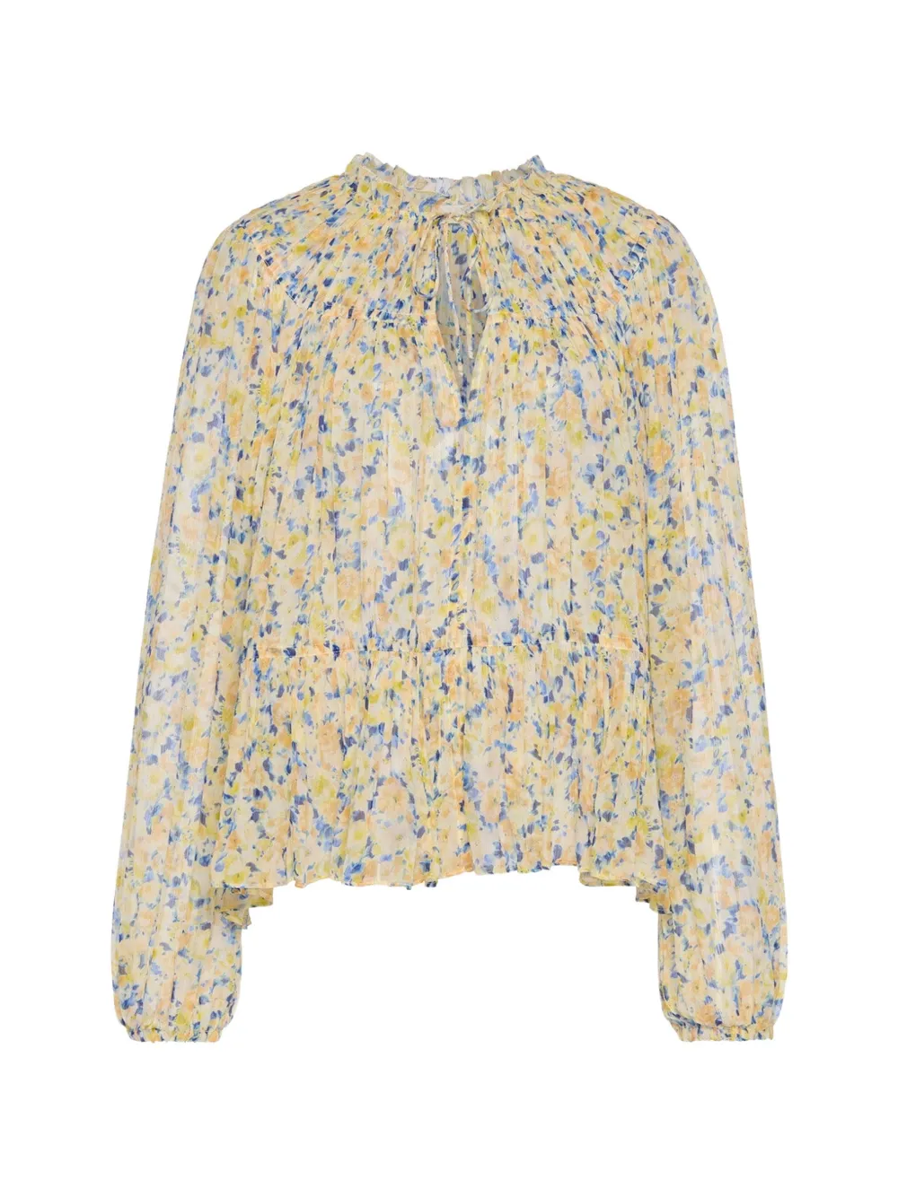 Ulla Johnson Leandra Floral-print Blouse In Multi