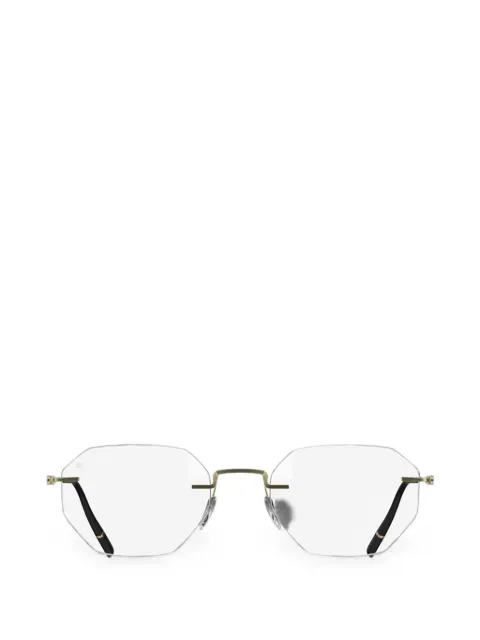 Silhouette rimless geometric-frame glasses