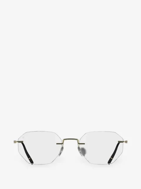 Silhouette rimless geometric-frame glasses