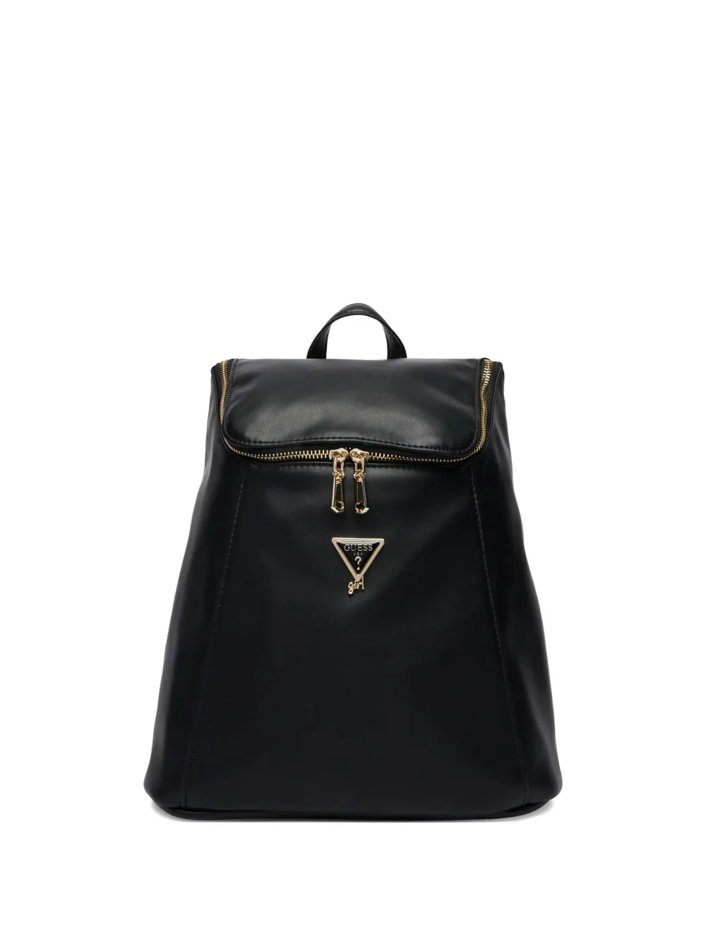 guess kids logo-plaque backpack - Schwarz