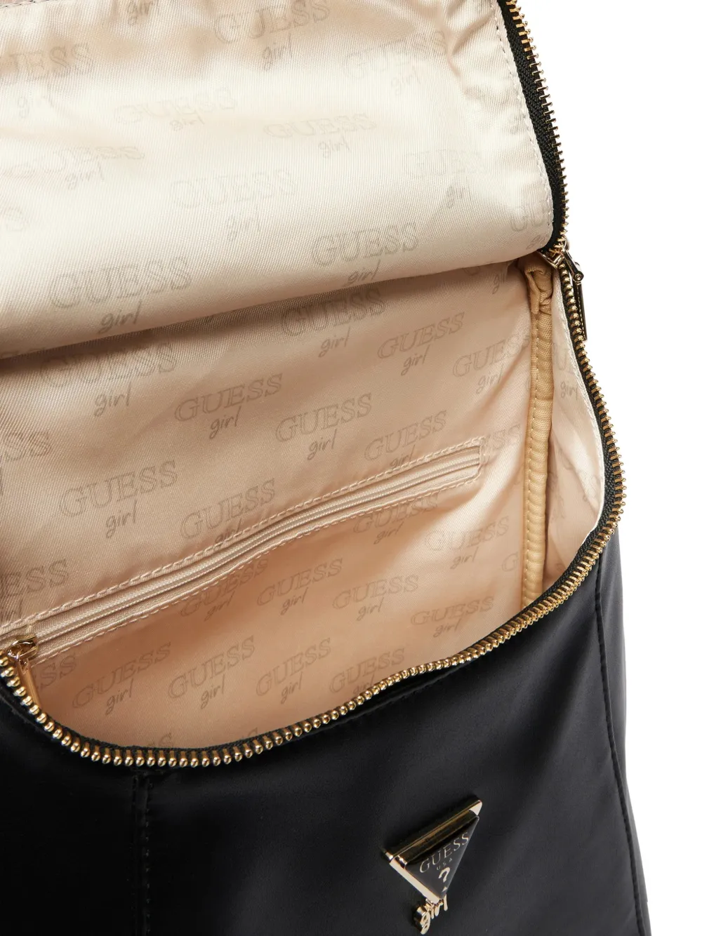guess kids Rugzak met logoplakkaat Zwart