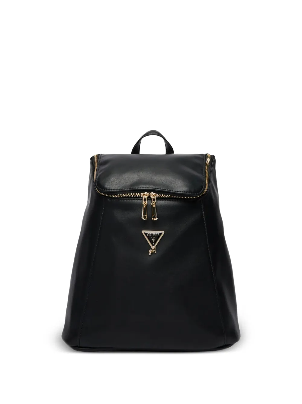 guess kids logo-plaque backpack - Nero