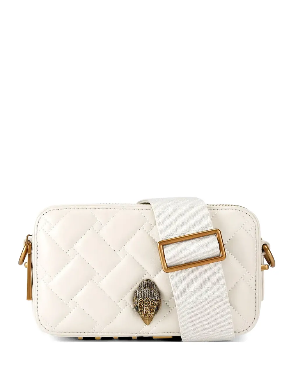 Kurt Geiger London Kensington Kurt quilted eagle-head satchel - Toni neutri
