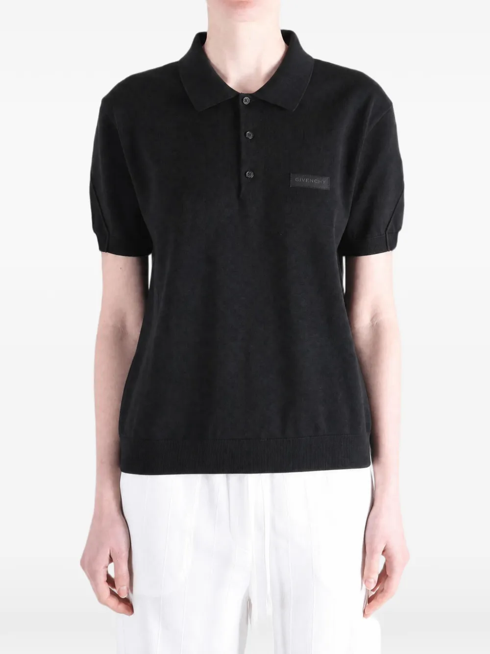 Givenchy Poloshirt met logopatch Zwart