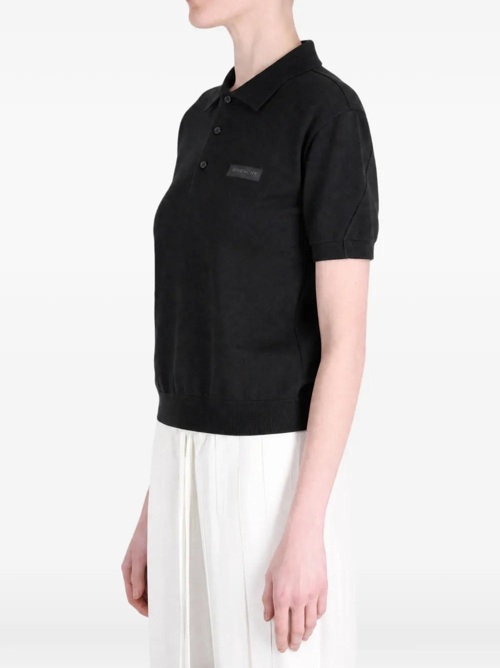 Givenchy Poloshirt met logopatch Zwart