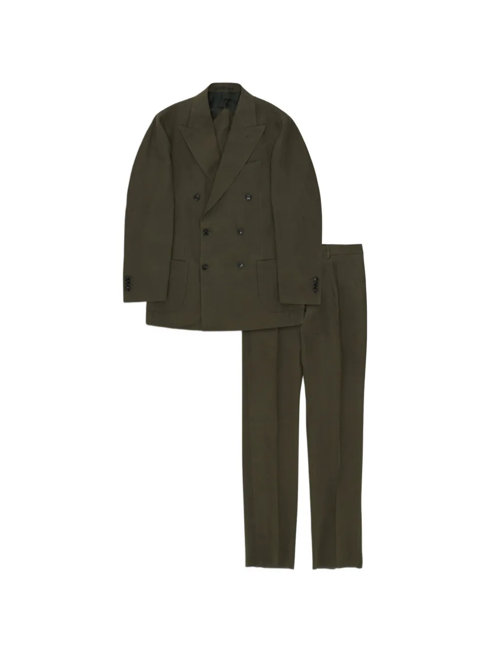 Fortela Totò double-breasted suit - Verde