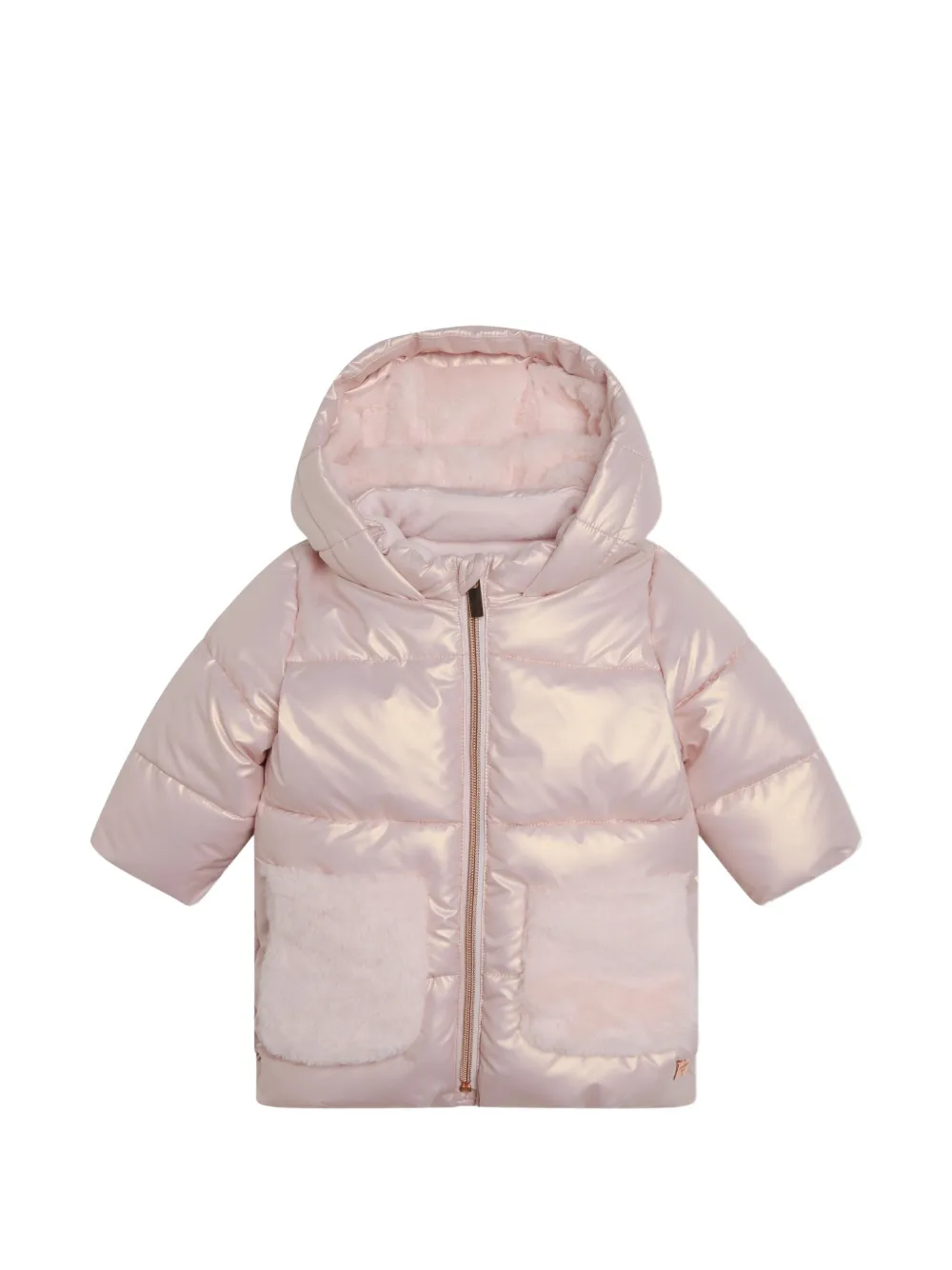 CARREMENT BEAU hooded padded coat - Rosa
