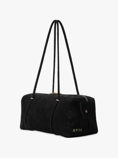 0711 Faye suede shoulder bag