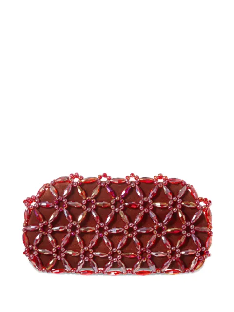 0711 Tebea bead-embellished clutch bag