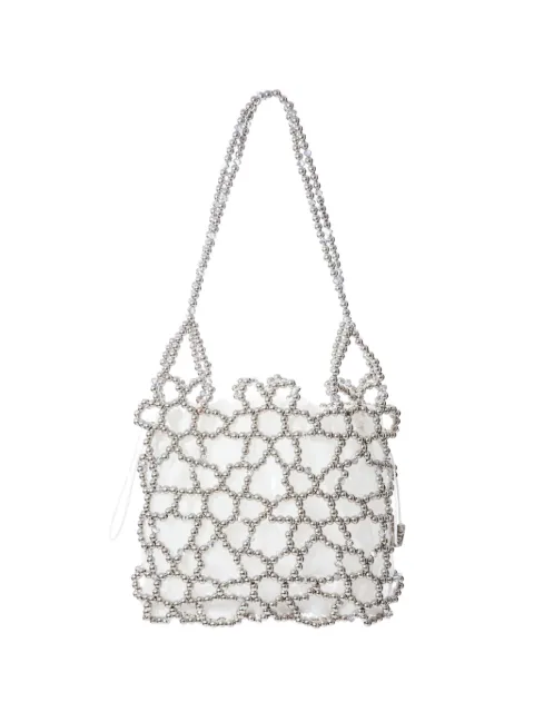 0711 Jasmine bead-embellished shoulder bag