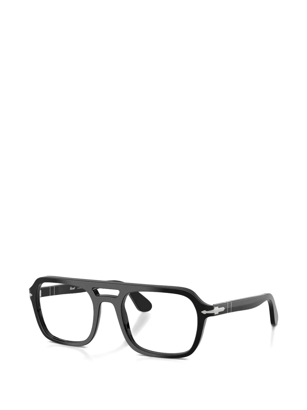 Persol Bril met piloten montuur Zwart