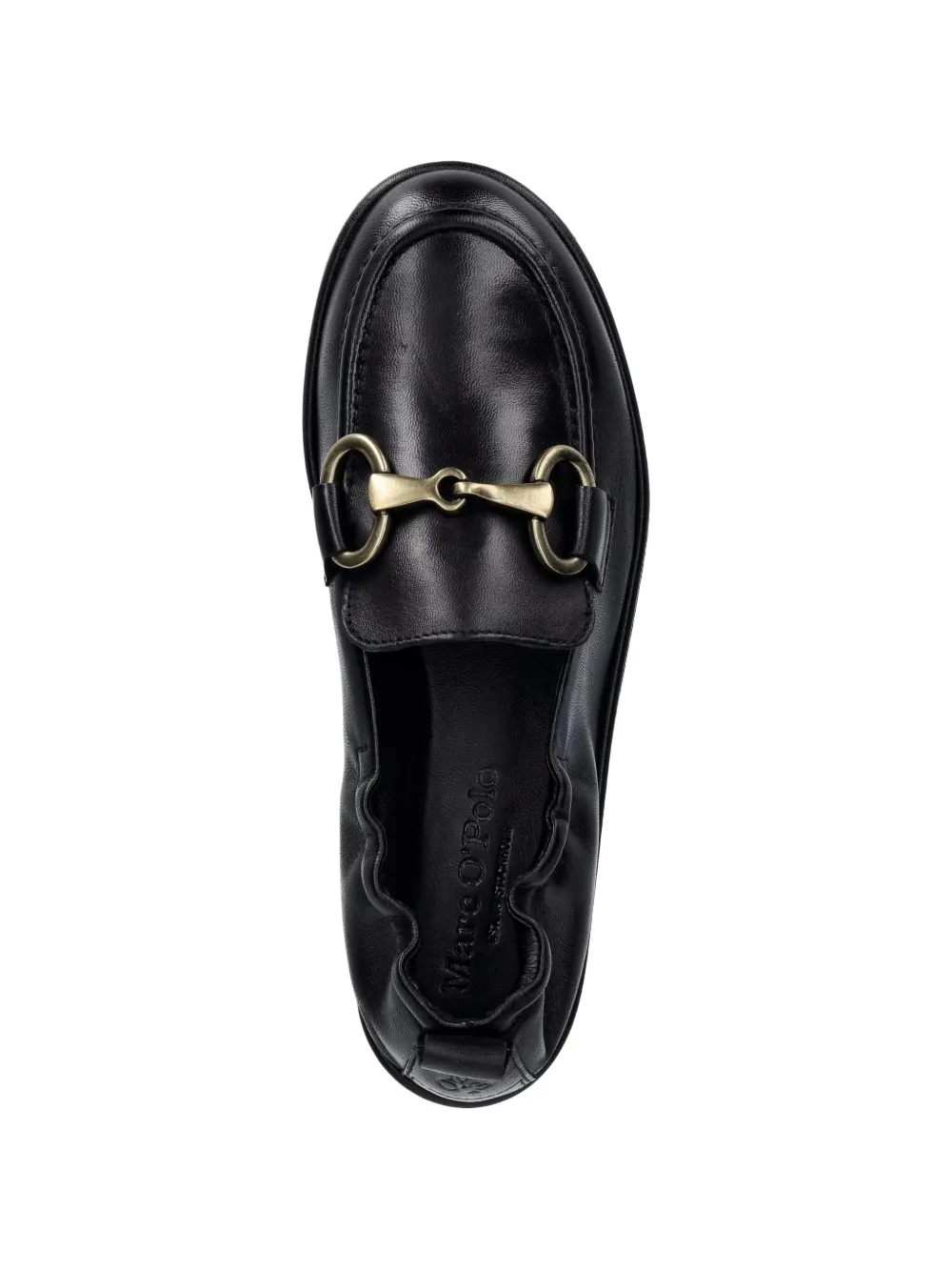 Marc O'Polo elasticated loafers Zwart