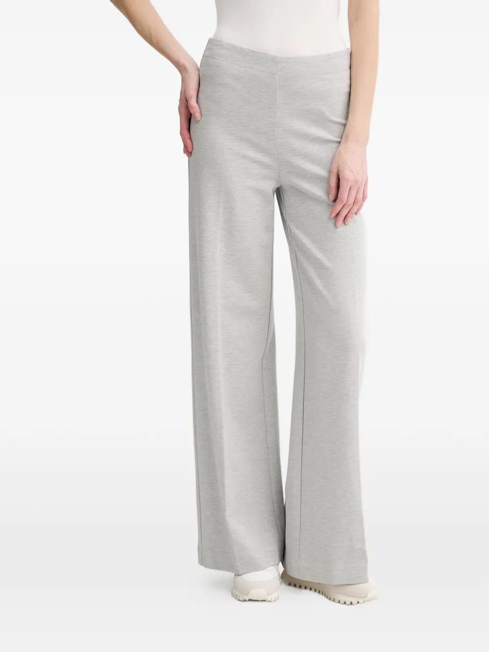 Marc O'Polo wide-leg jersey trousers - Grigio