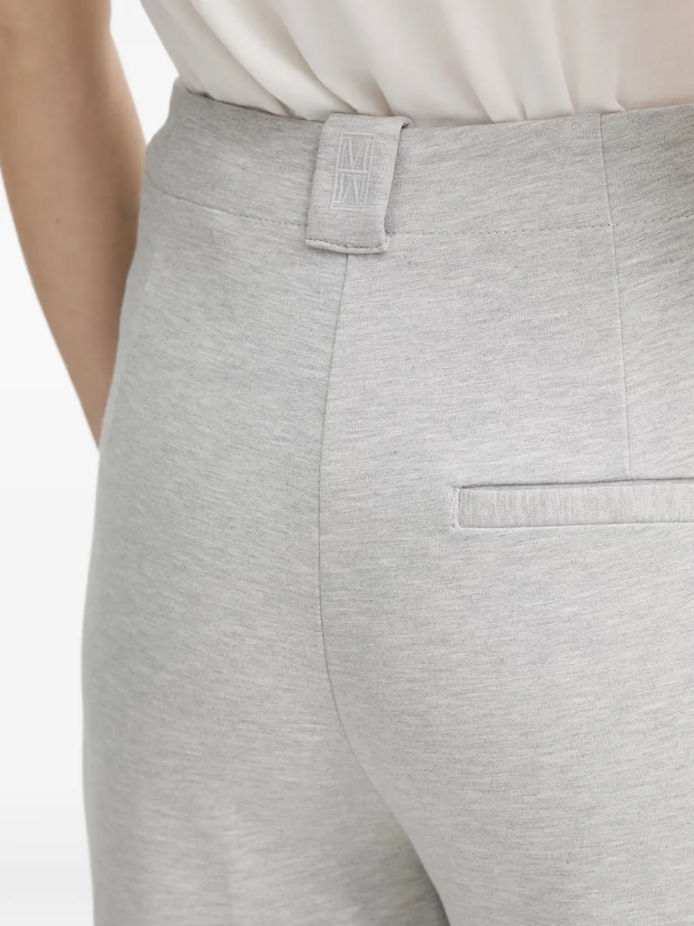 Marc O'Polo Broek met wijde pijpen Grijs