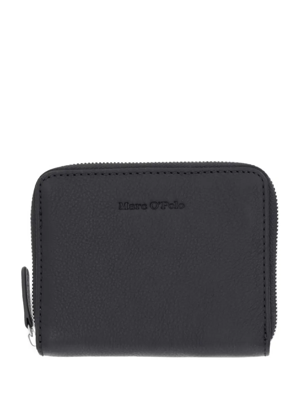 Marc O'Polo logo-embossed zip-around wallet - Nero