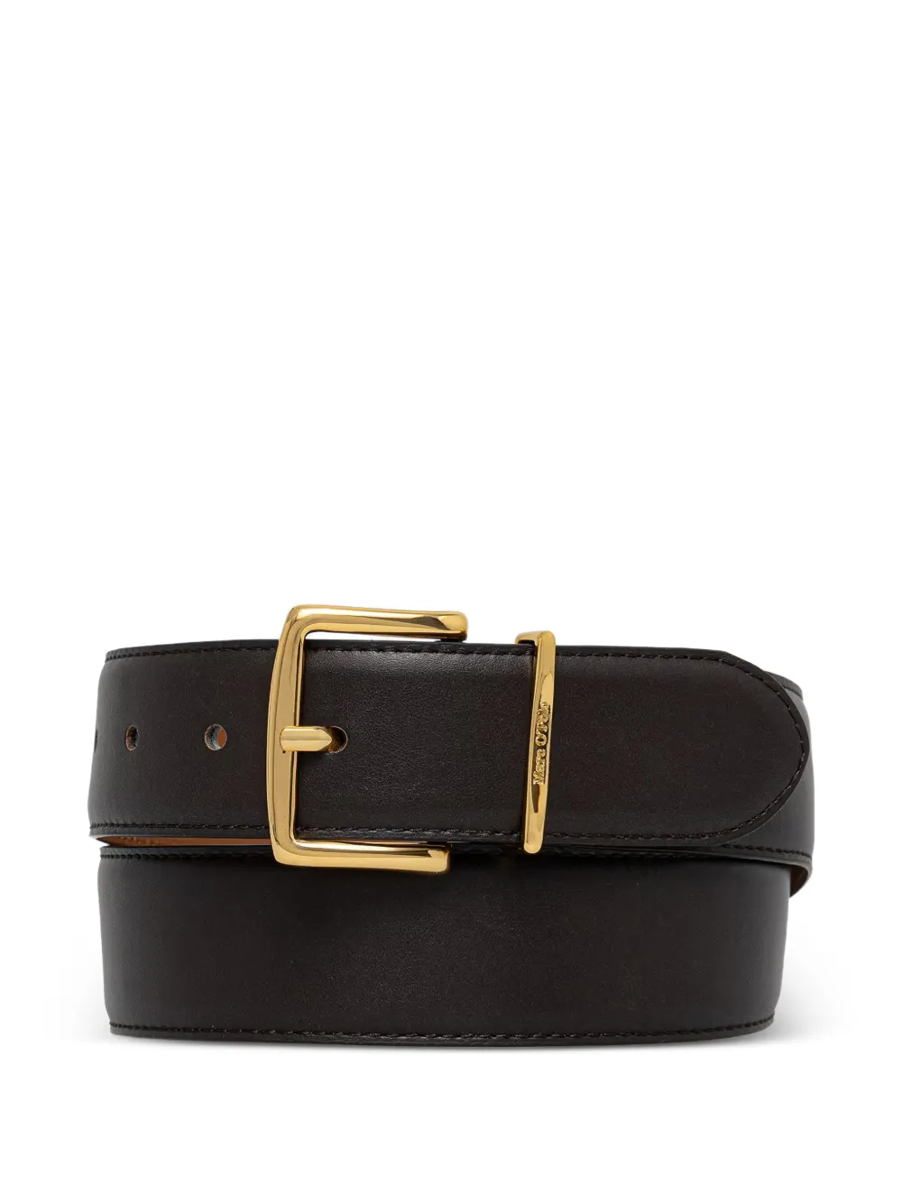 Marc O'Polo buckle-fastening leather belt - Marrone